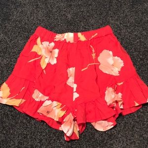 Red/pink Billabong shorts